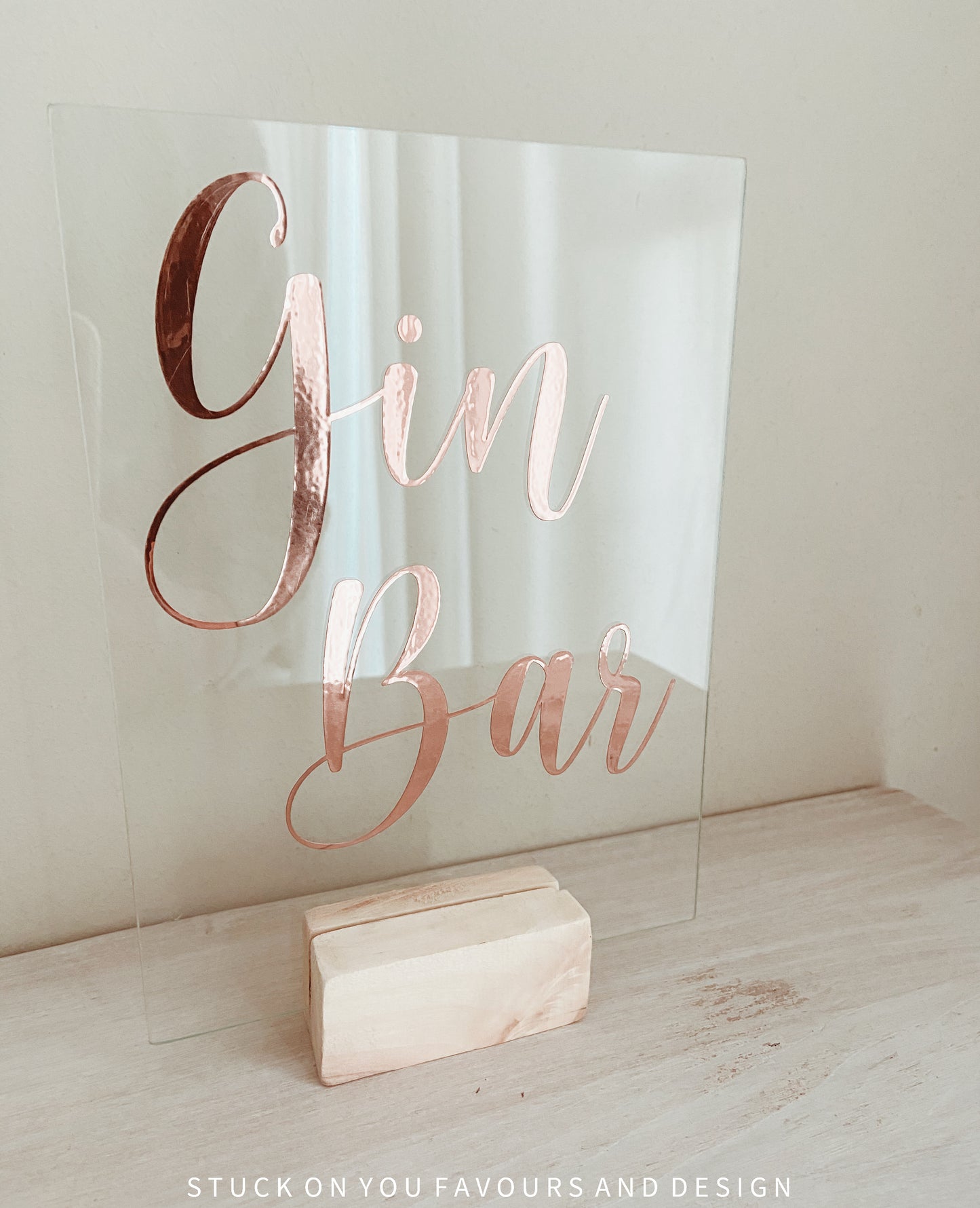 Gin Bar - A5 Table Talker