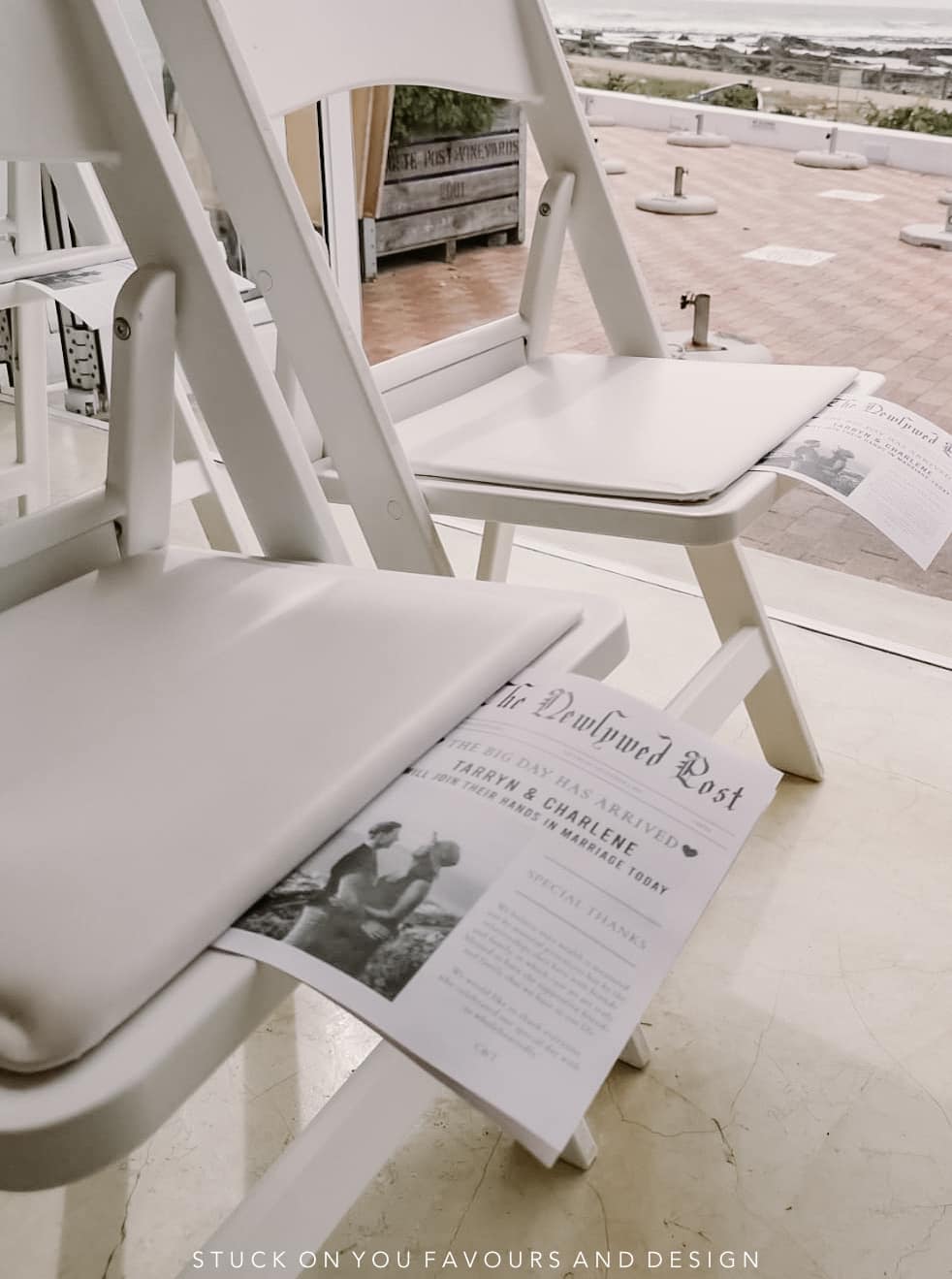 Wedding Newspaper Program