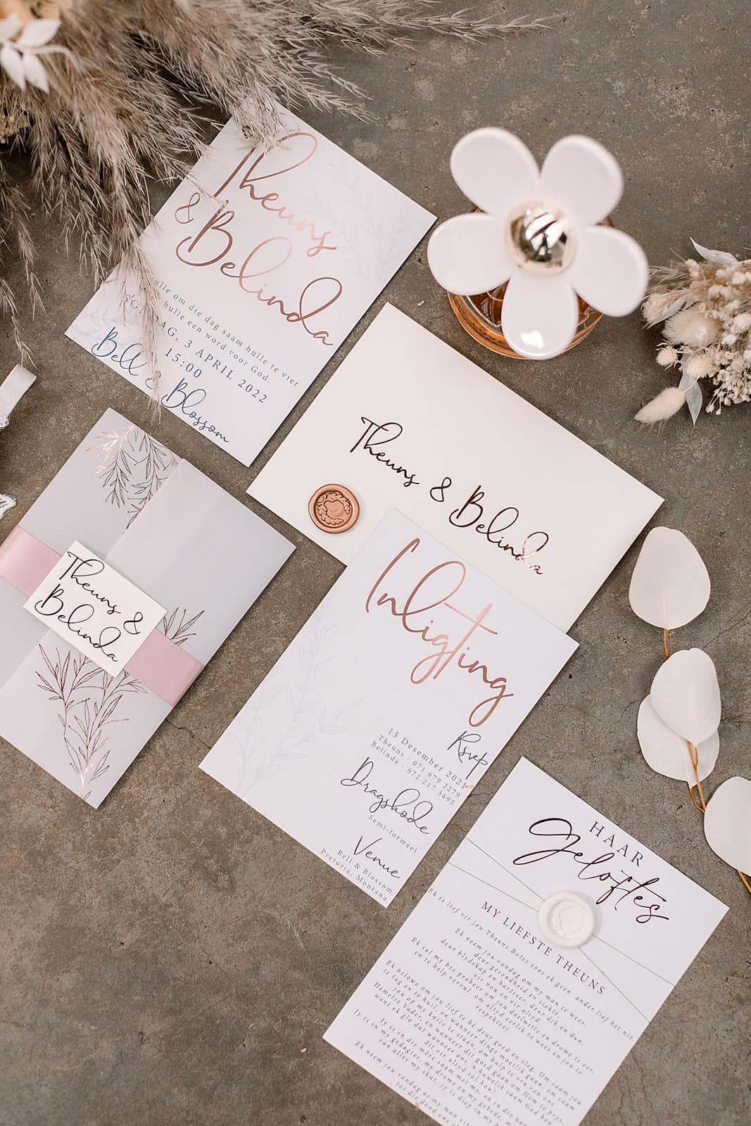 Wrap Sleeve Invitation Set - Style Sinead