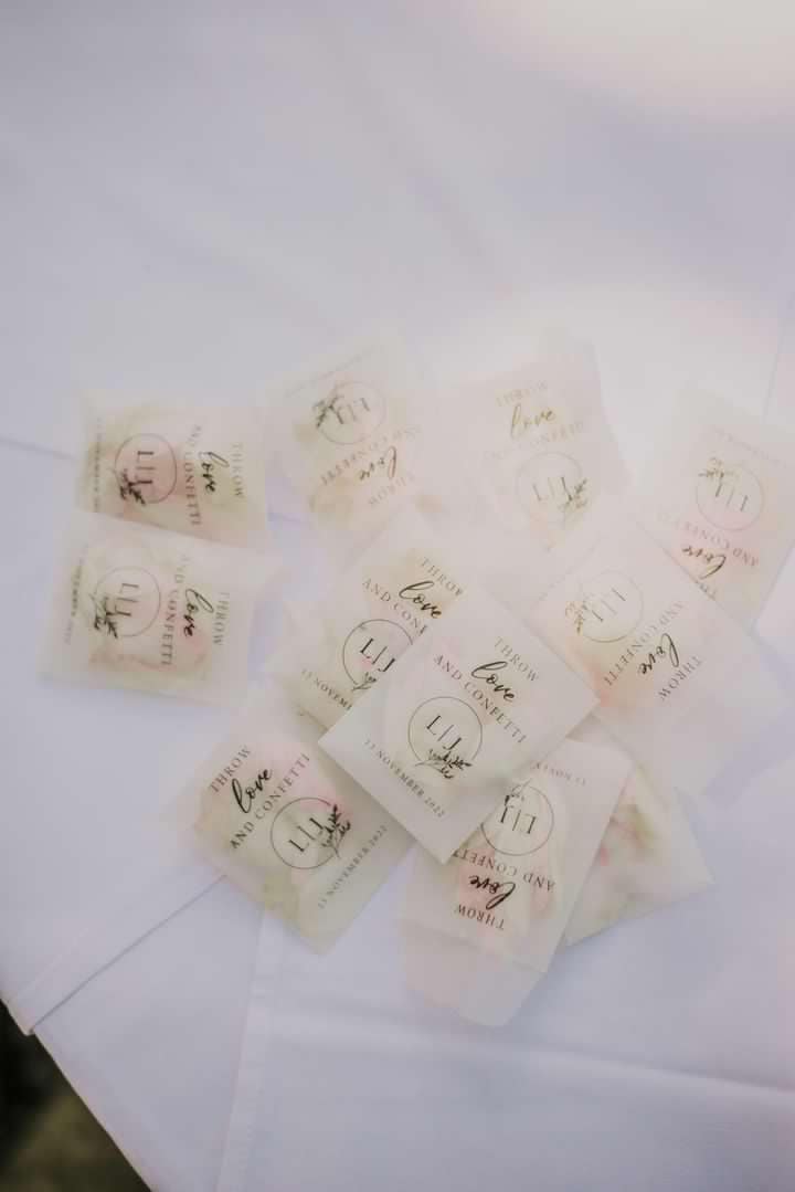 Vellum Confetti Sleeves