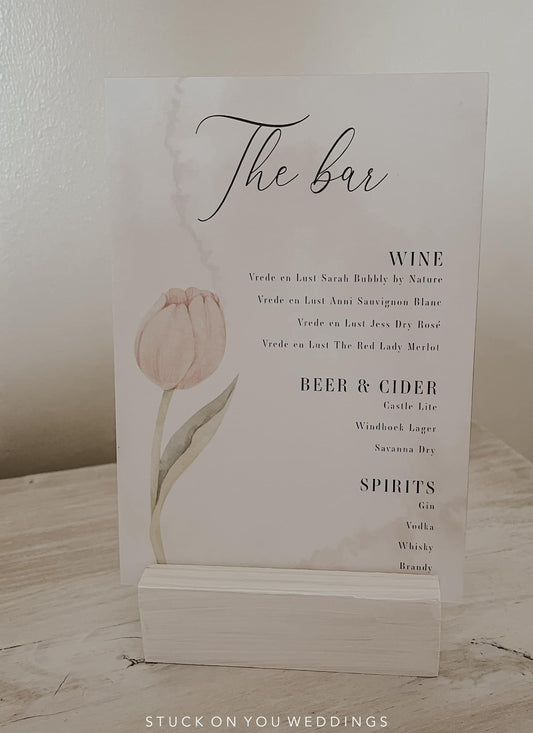 A5 Cardstock Table Talker