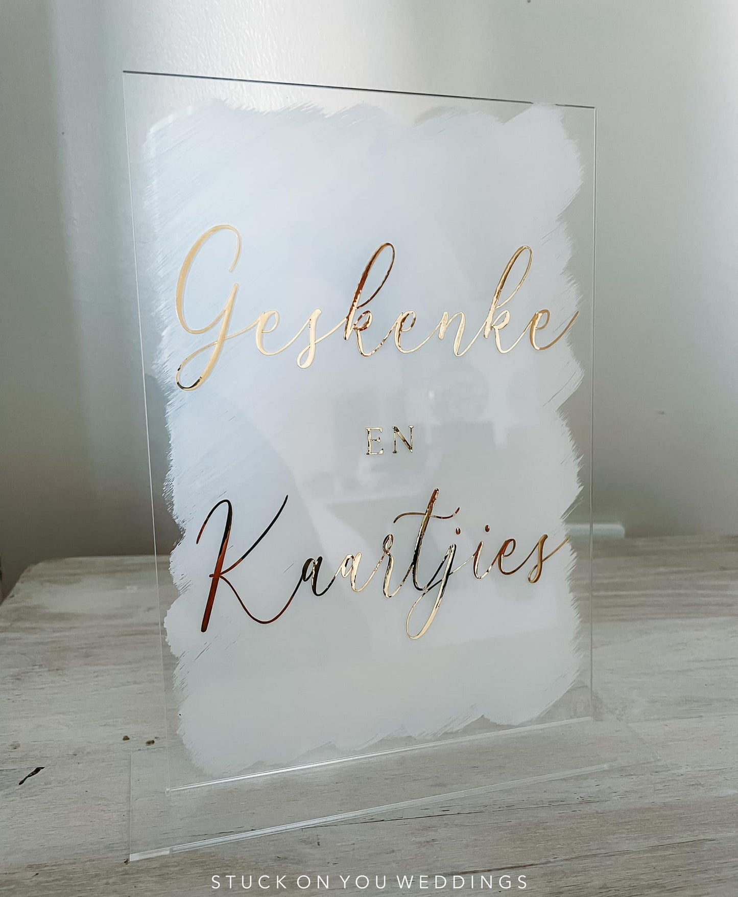 Cards & Gifts - A5 Acrylic Table Talker