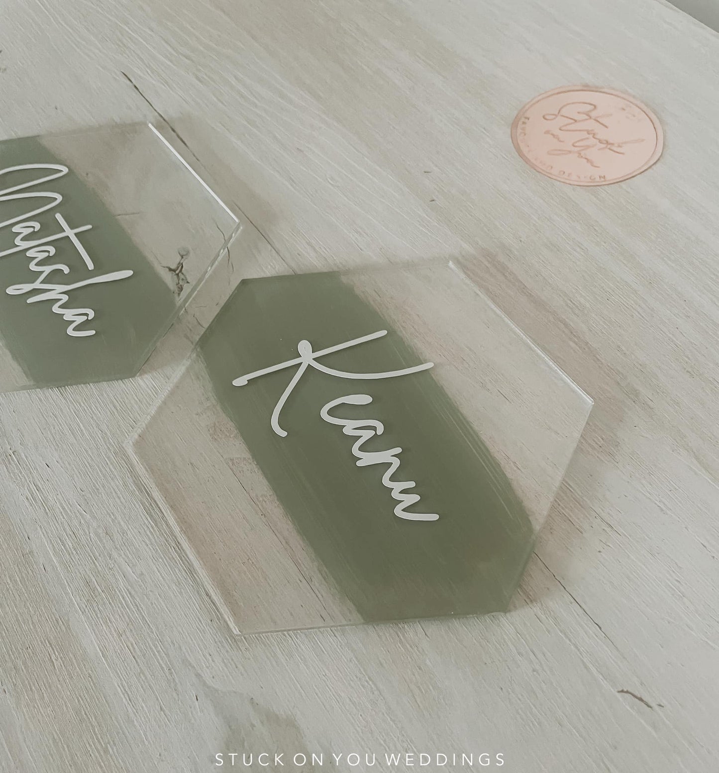 Hexagon Acrylic Coasters