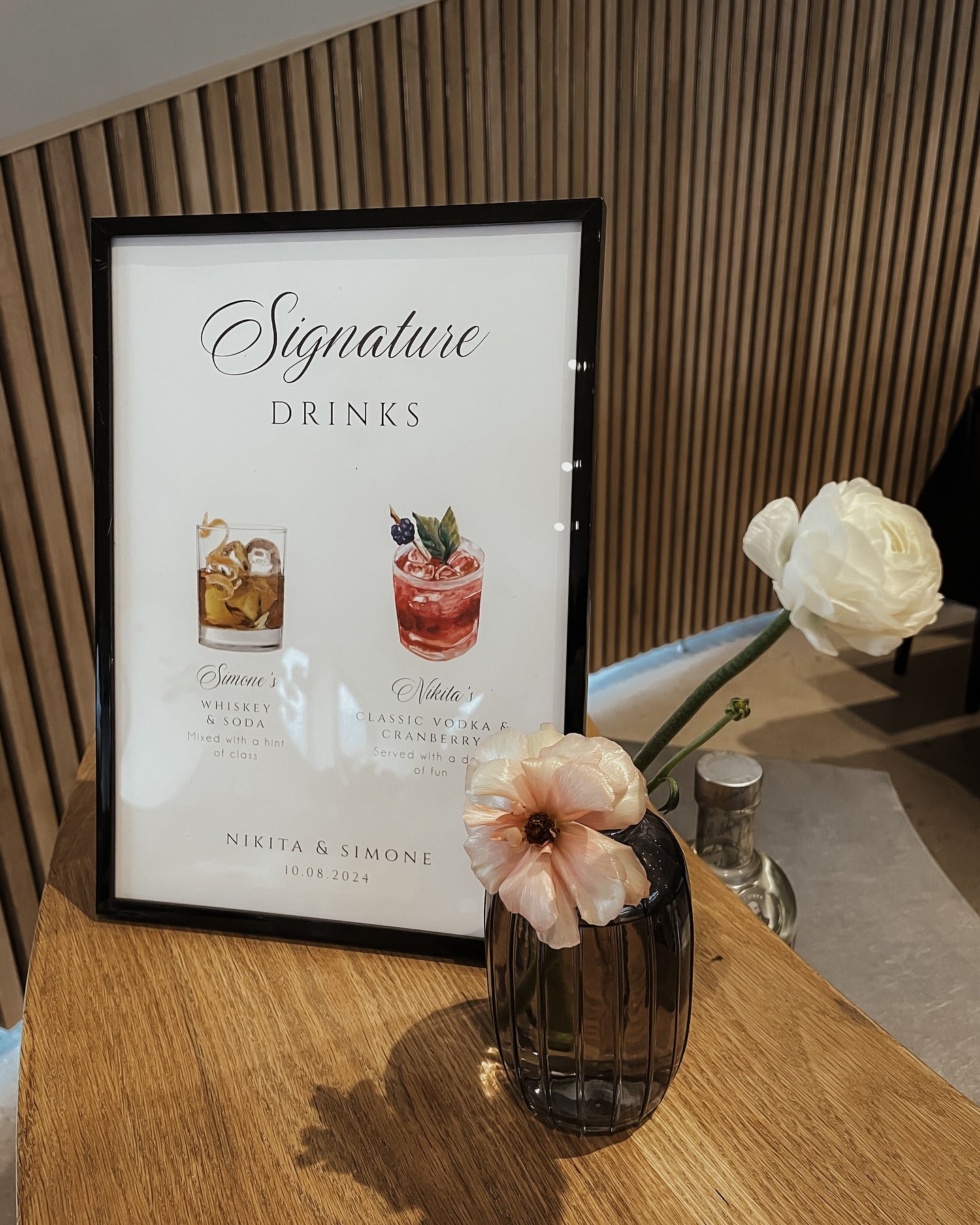 Signature Drinks Sign - A4