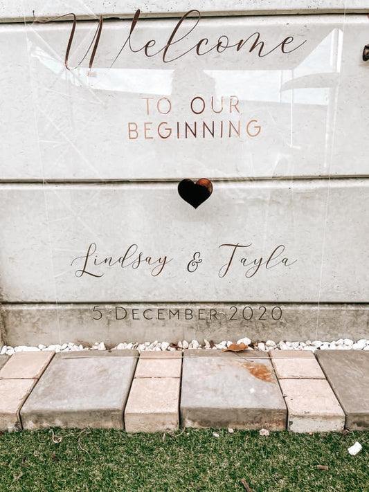 Acrylic Welcome Boards