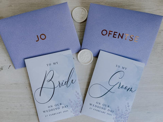 Wedding Couple Card Set