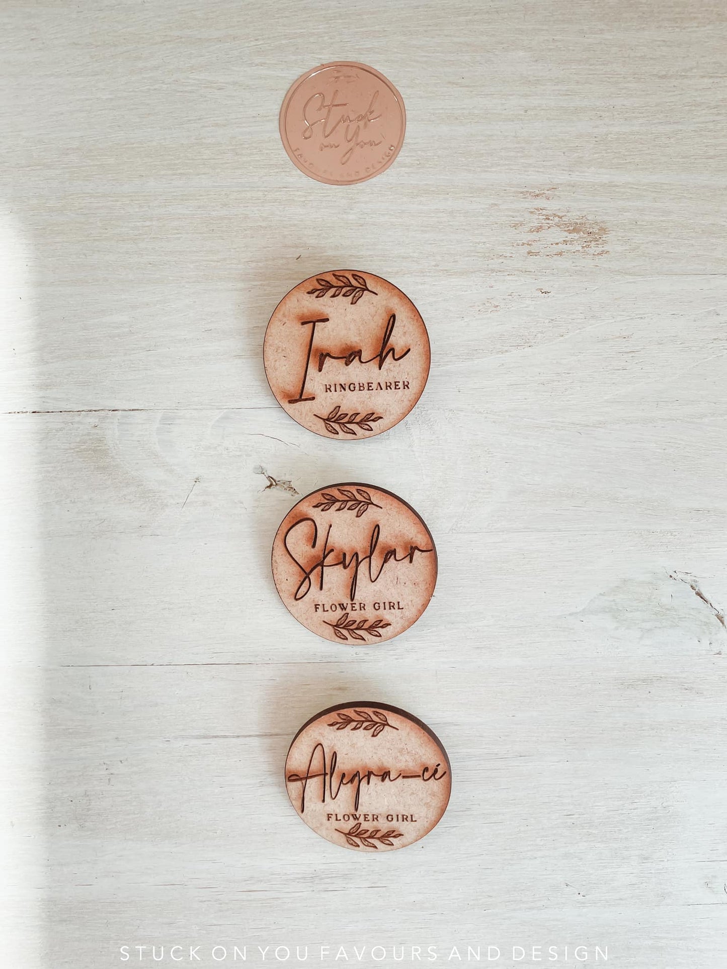 Personalised Lasercut Badges