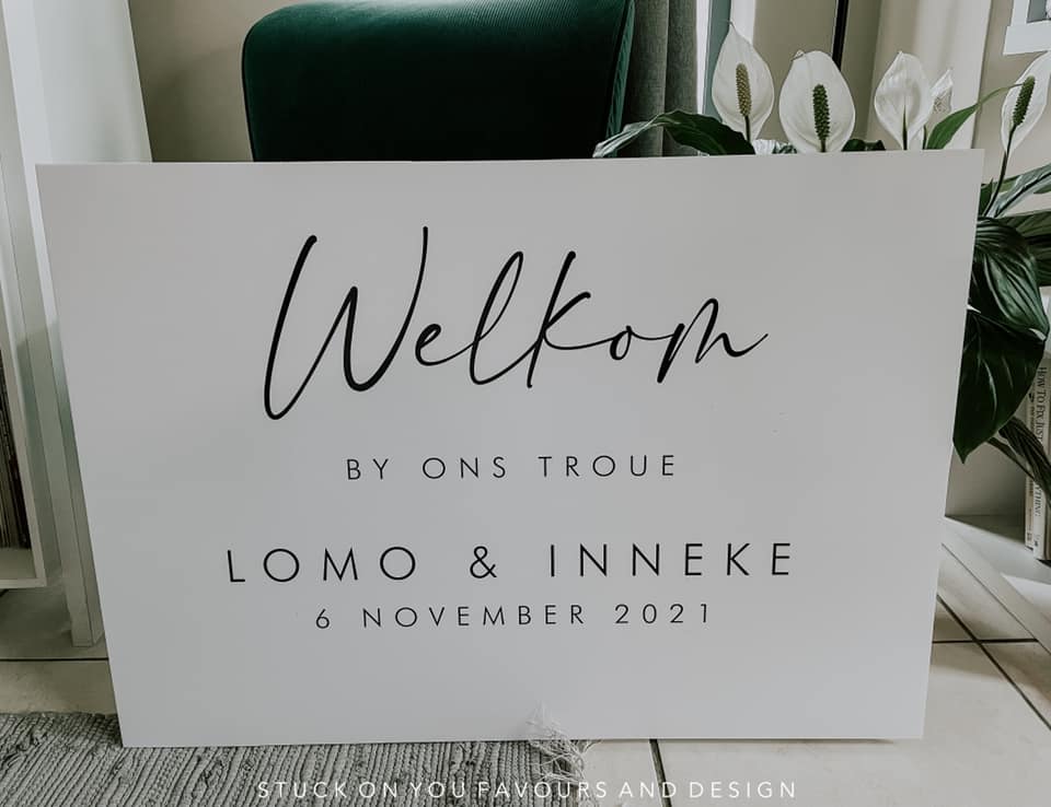 Foamboard - Welcome Board