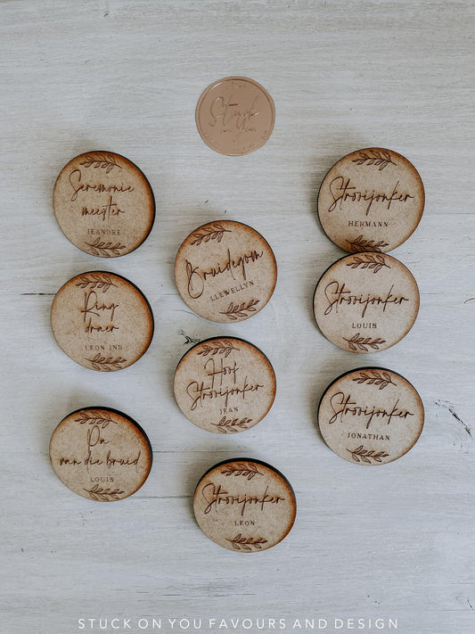 Personalised Lasercut Badges
