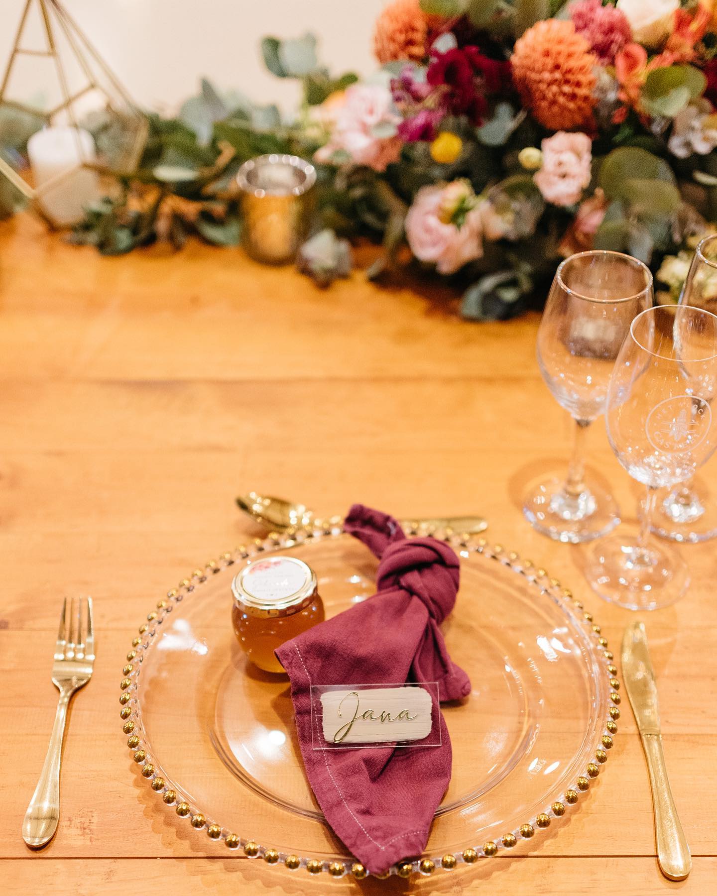 Acrylic Place Cards - Rectangular