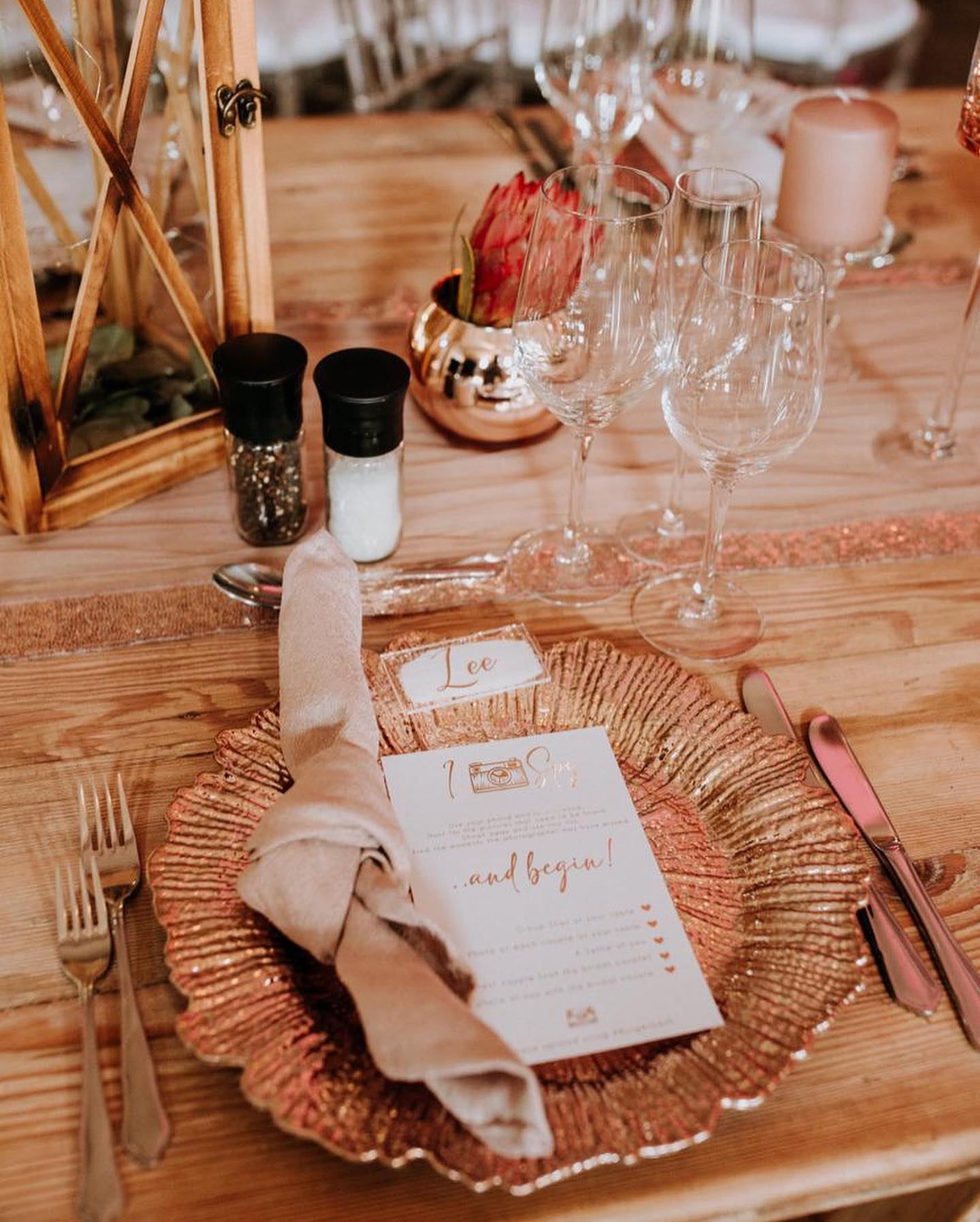 Acrylic Place Cards - Rectangular