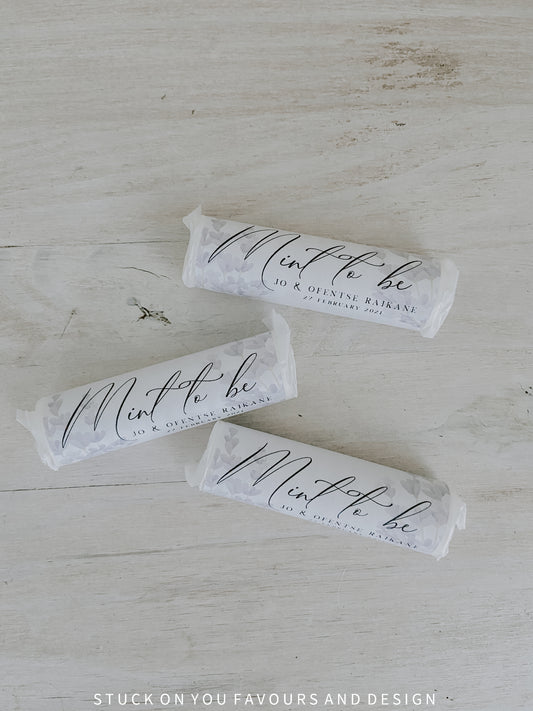 Personalised Mints - Wedding Favours