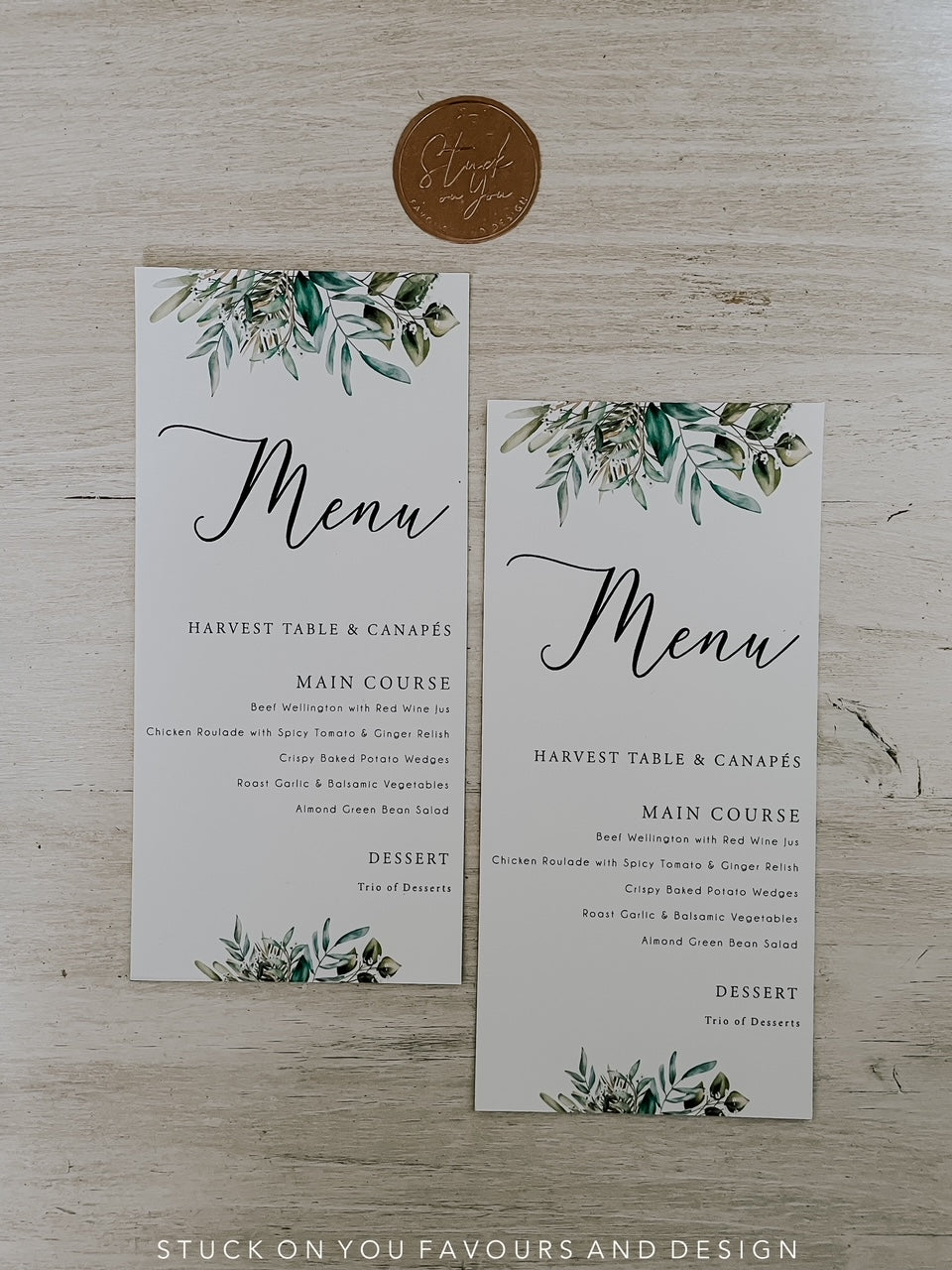 Greenery Menu