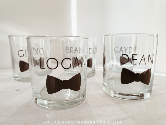 Bridal Party Whiskey Tumblers