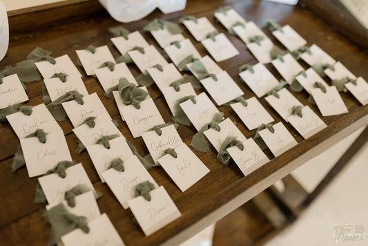 Textured Place Card - Square