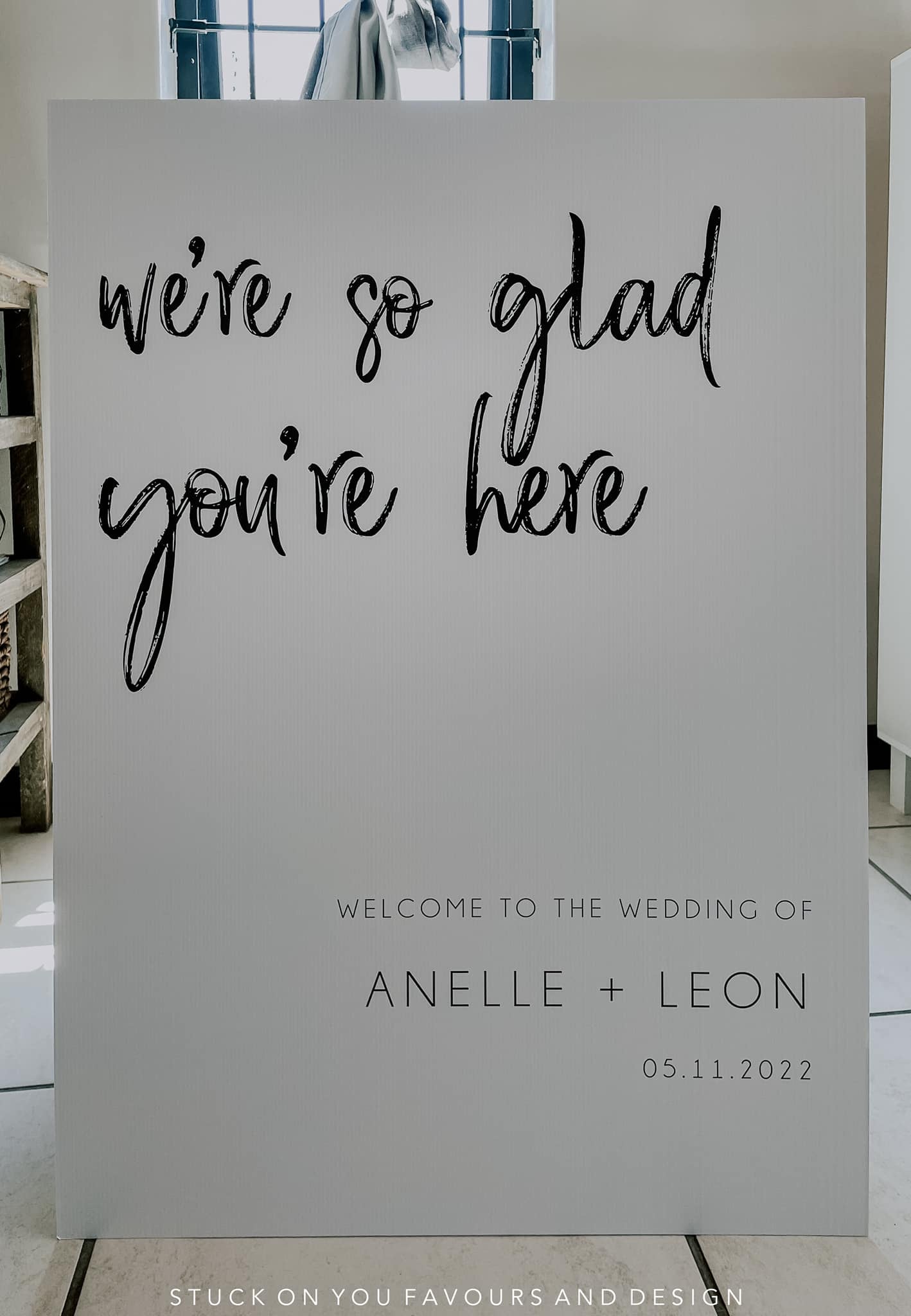 Foamboard -  Welcome Board