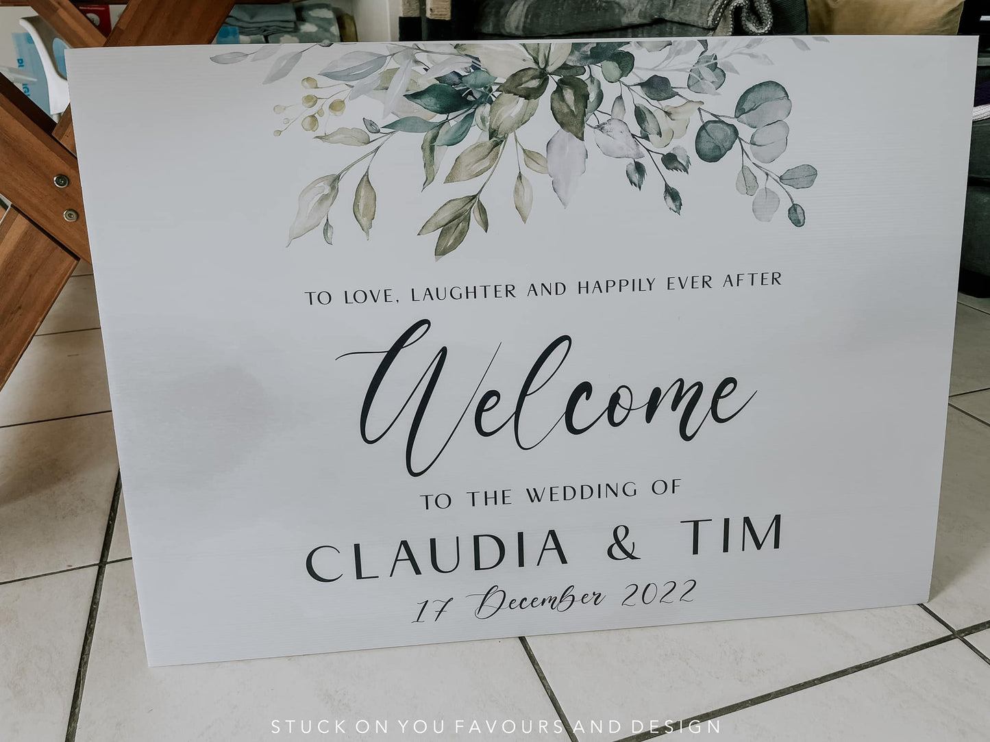 Foamboard -  Welcome Board