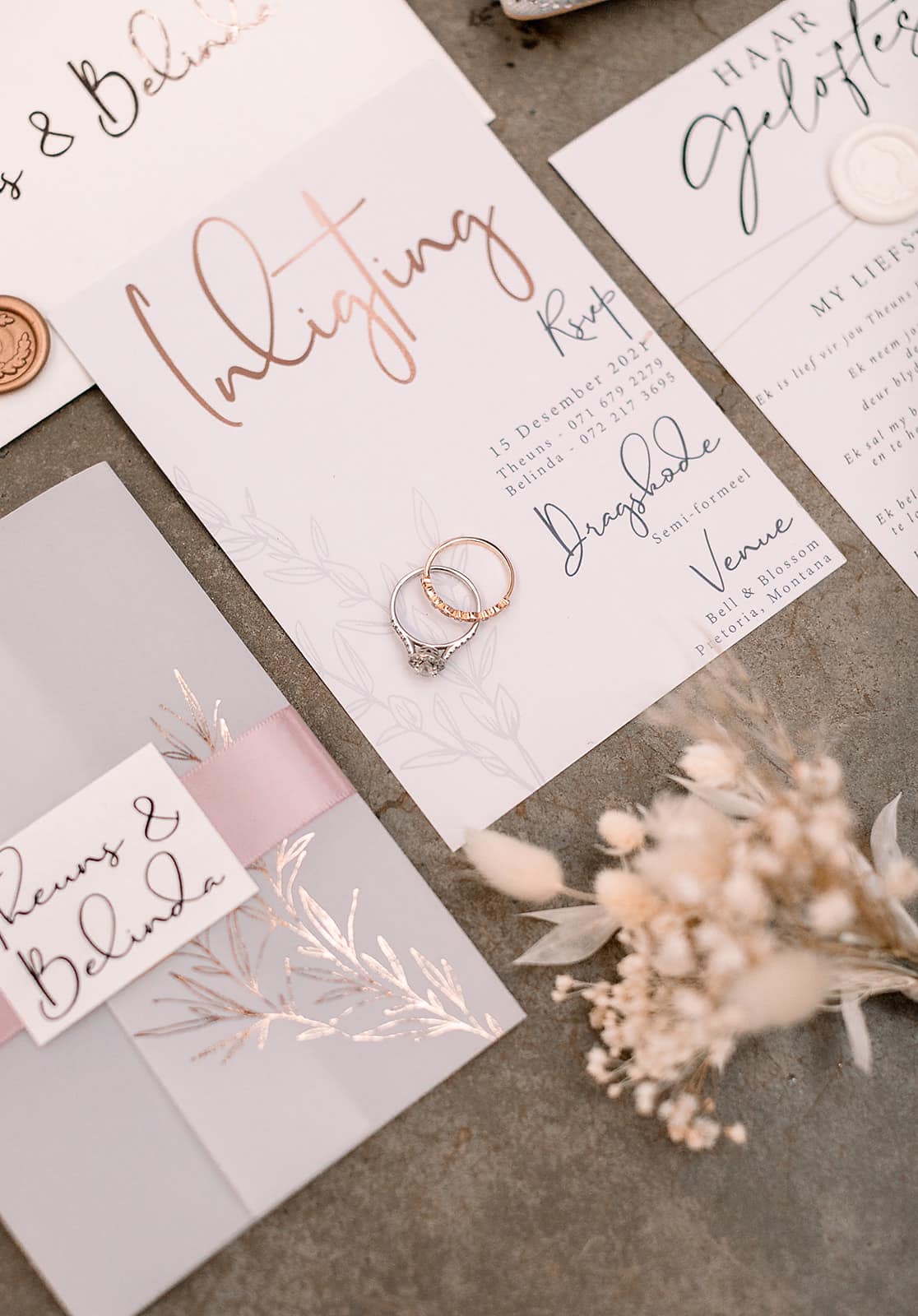 Wrap Sleeve Invitation Set - Style Sinead