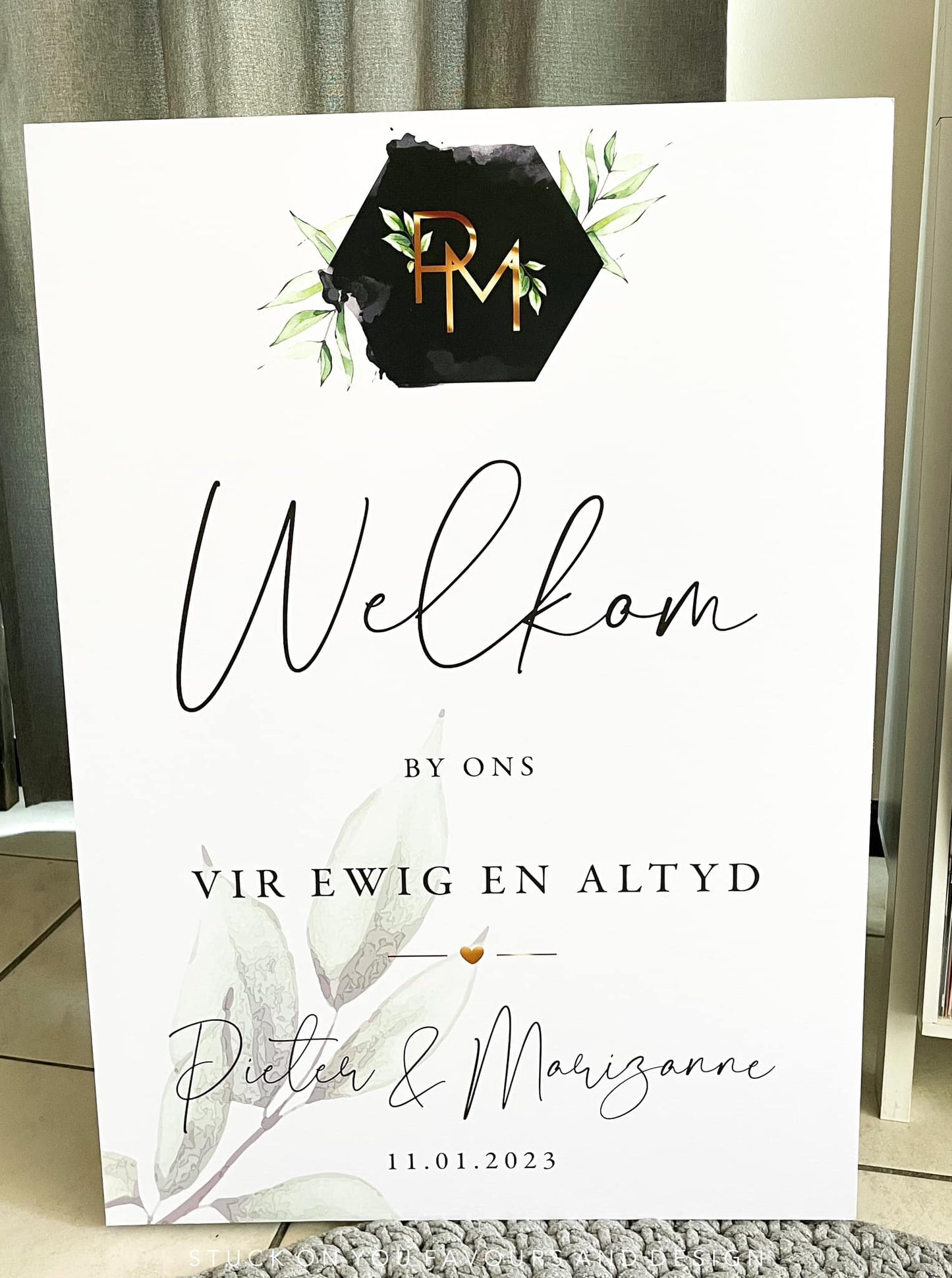 Foamboard -  Welcome Board