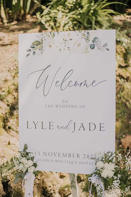 Foamboard -  Welcome Board