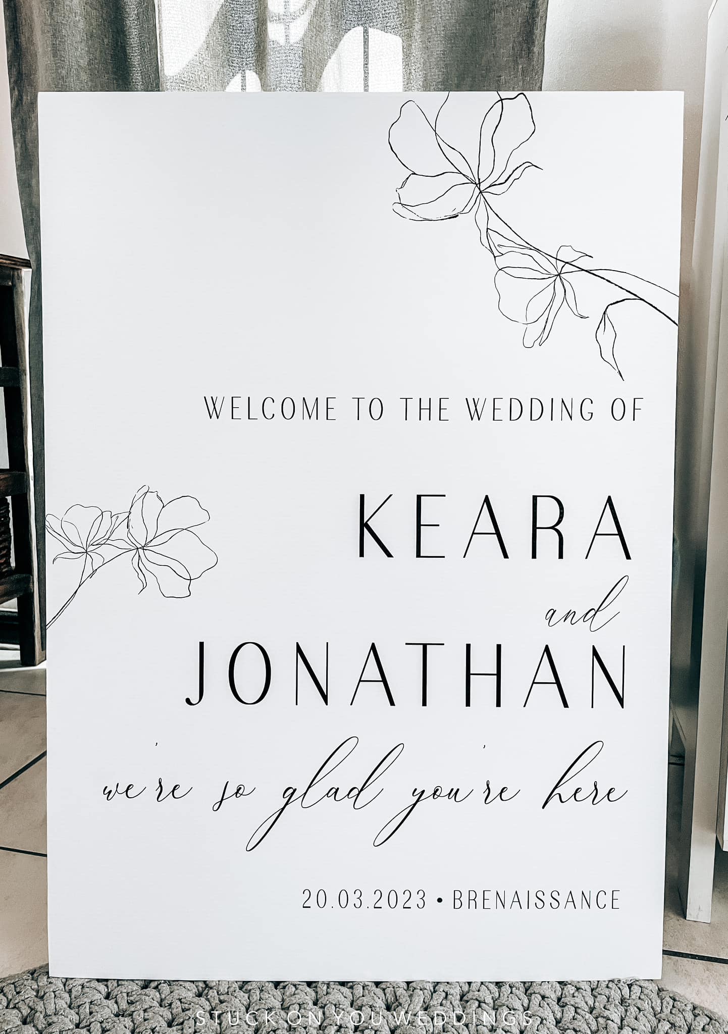 Foamboard -  Welcome Board