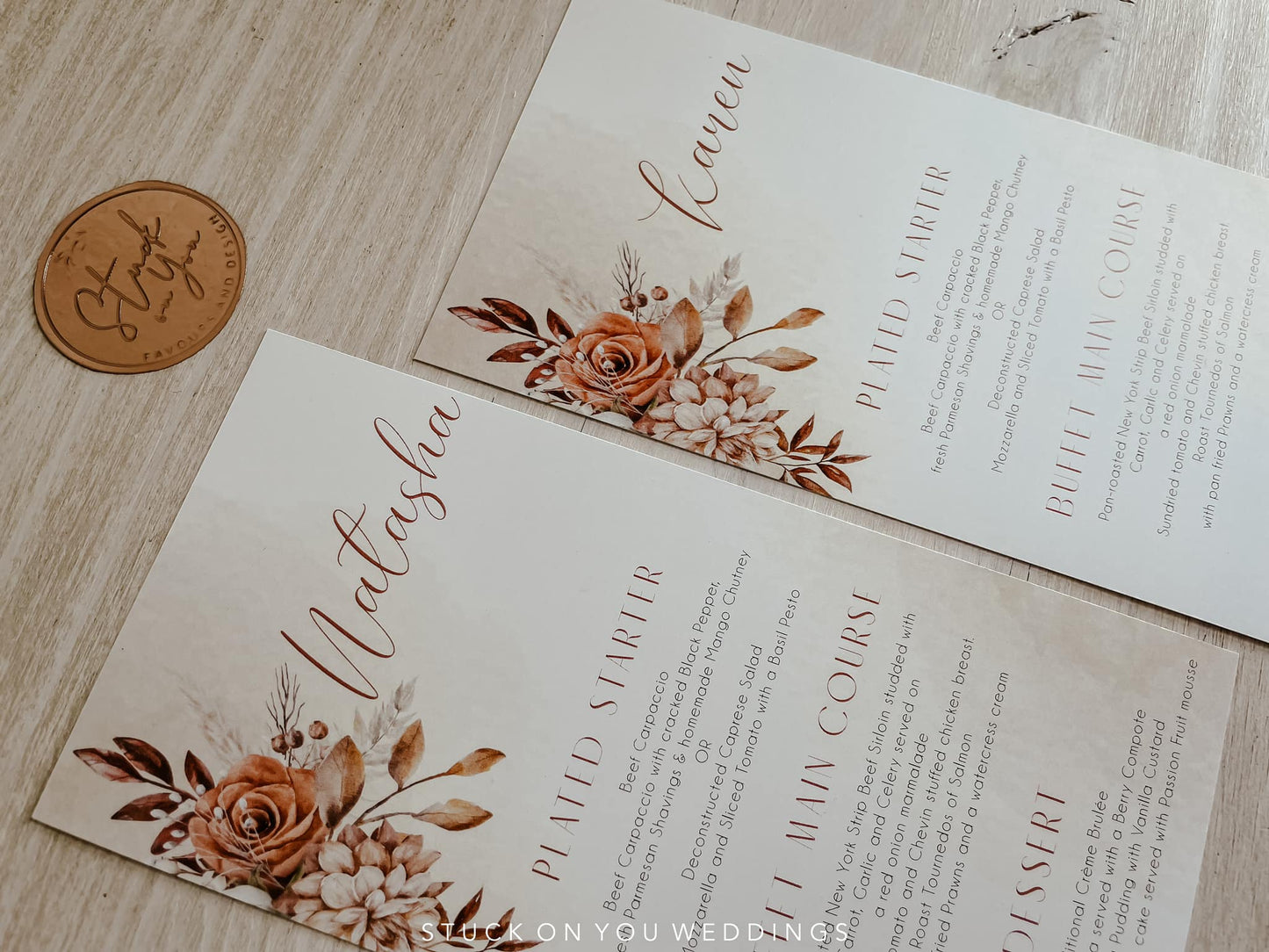 Autumn Inspired Menu