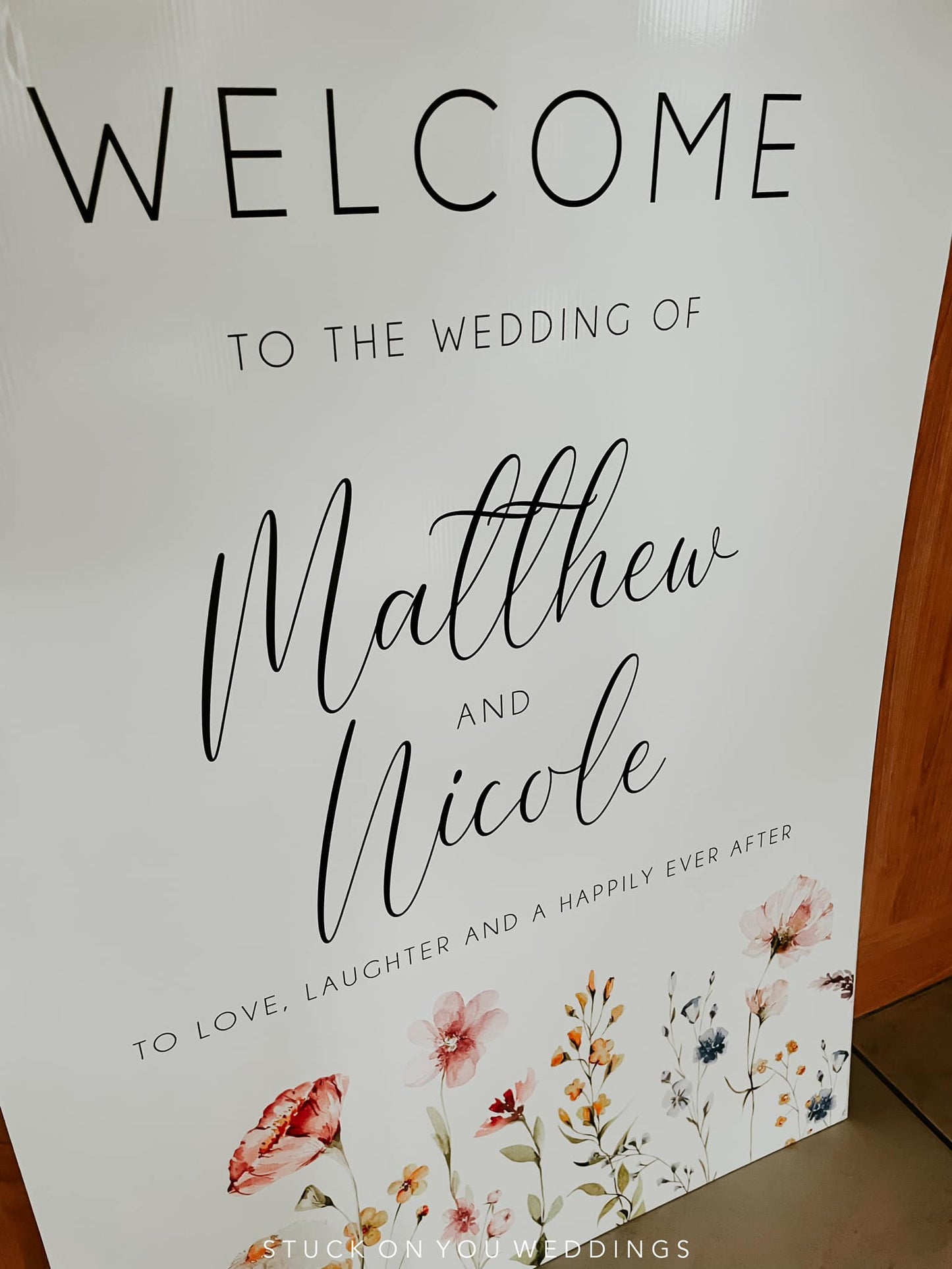Foamboard -  Welcome Board