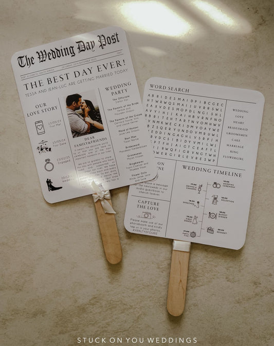 Newspaper Paddle Fan Program