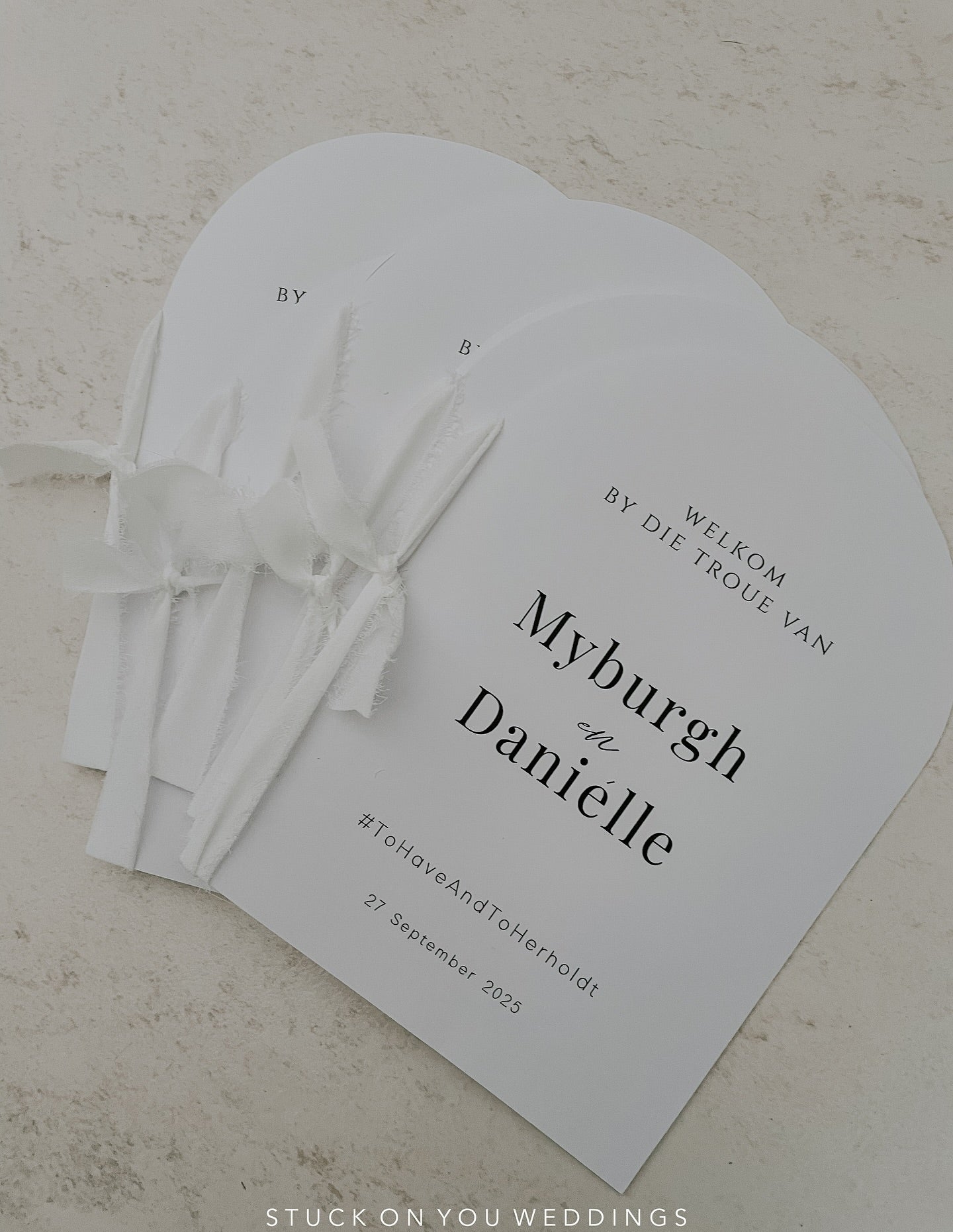 Arch Shaped Program Booklet