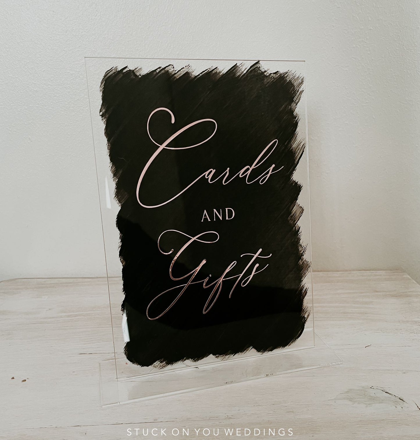 Cards & Gifts - A5 Acrylic Table Talker