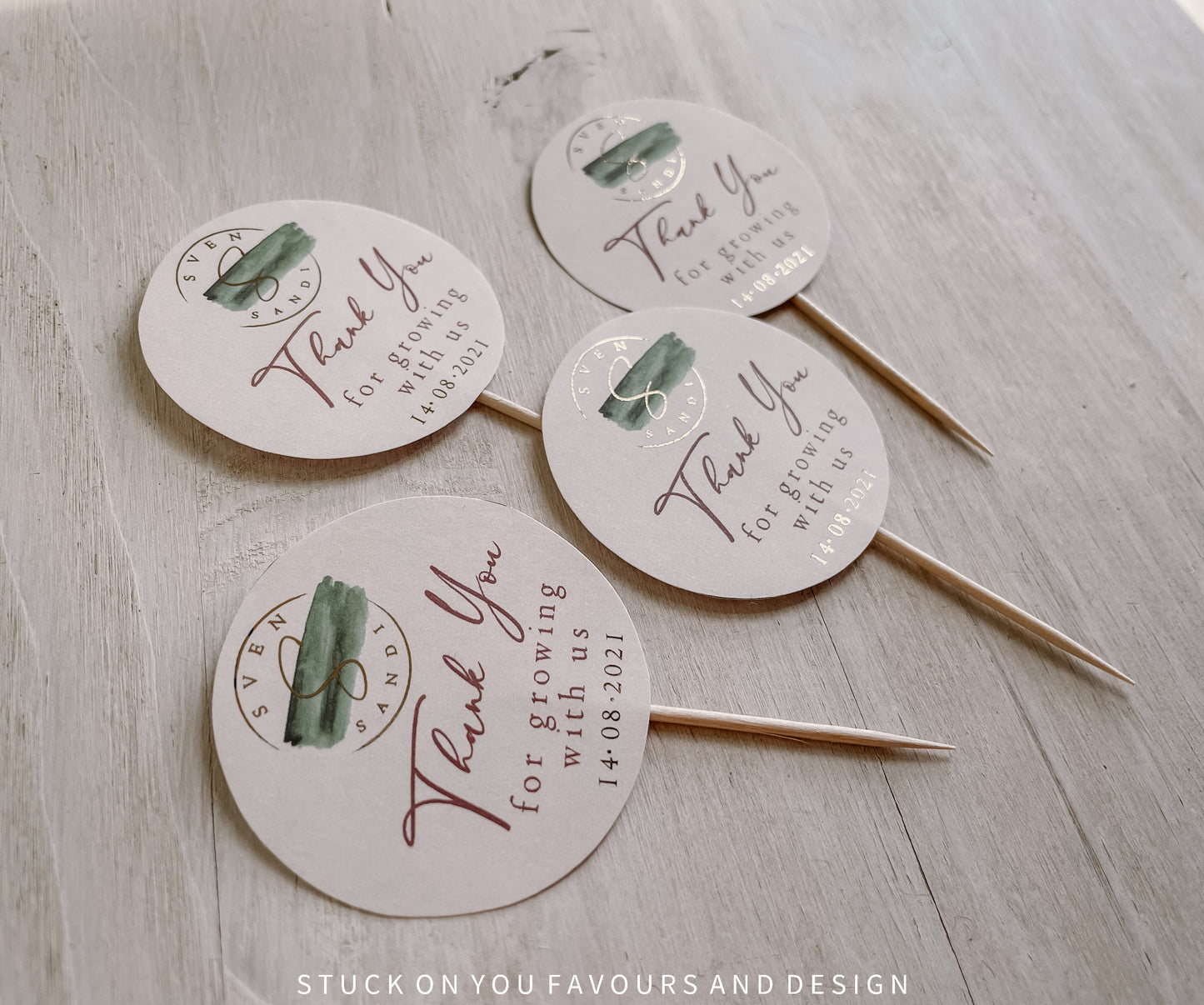Custom Stick Tags
