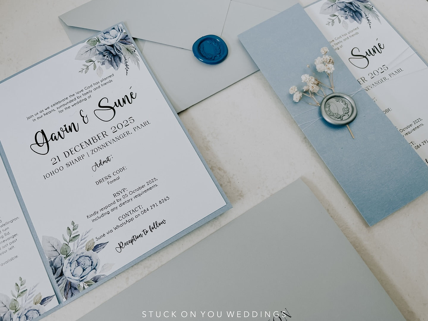 Style Suné - Invitation Set (Custom Colours)