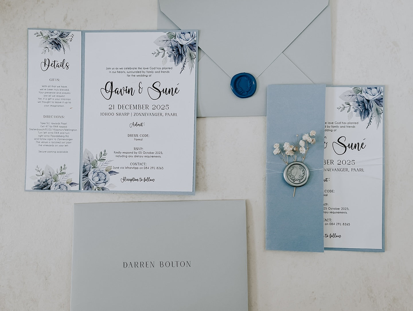 Style Suné - Invitation Set (Custom Colours)