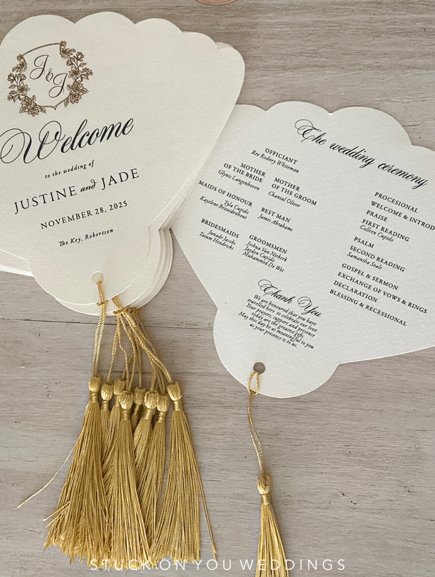Luxury Vintage Textured Fan Program