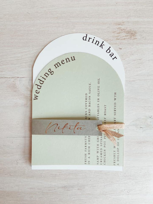 Double Arch Colour Menu