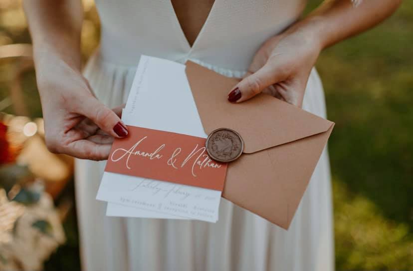 Half Arch Bohemian Invitation Set
