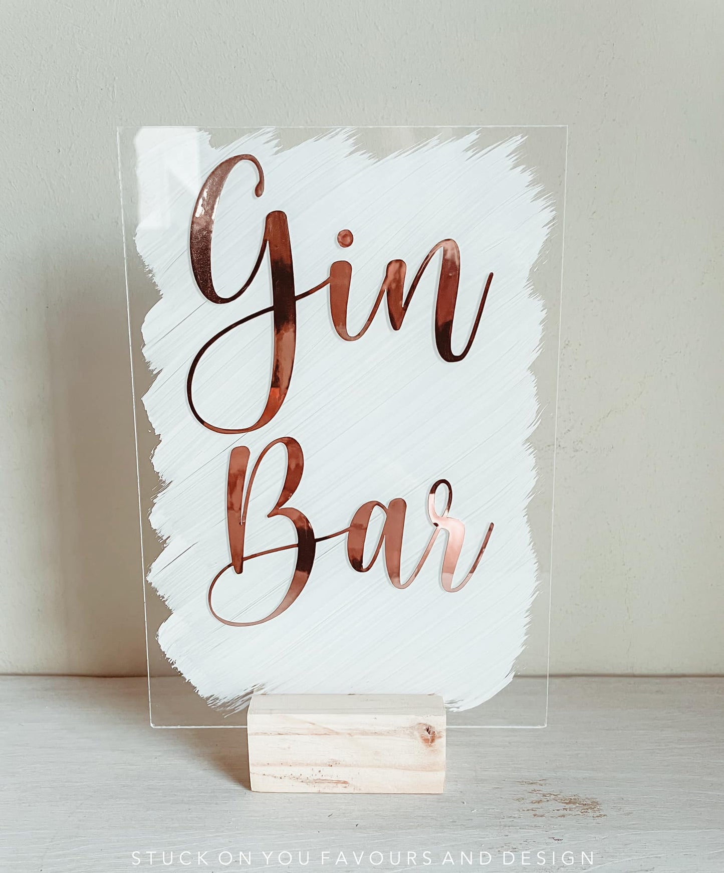 Gin Bar - A5 Table Talker