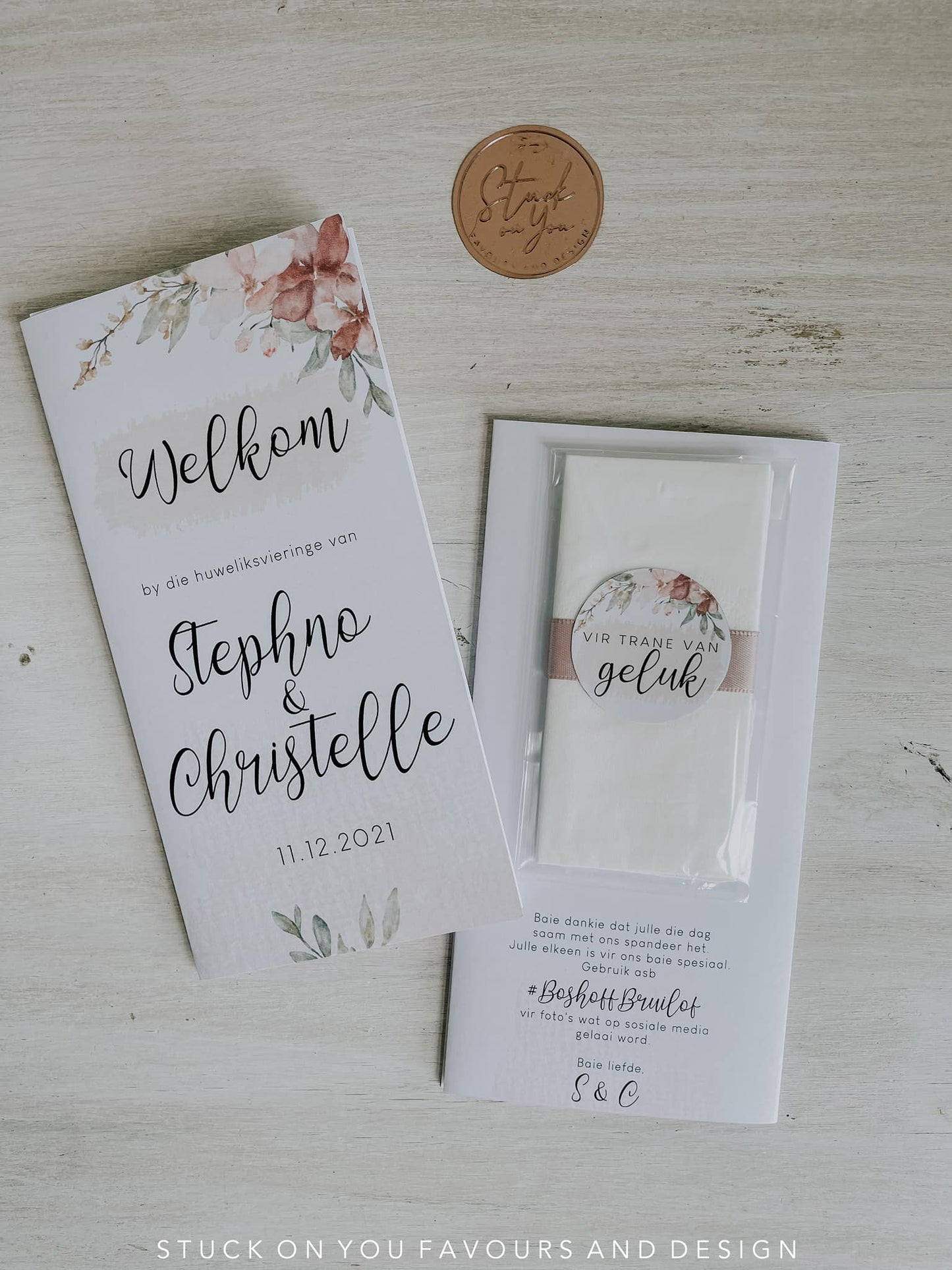 Pamphlet Program With Tissues