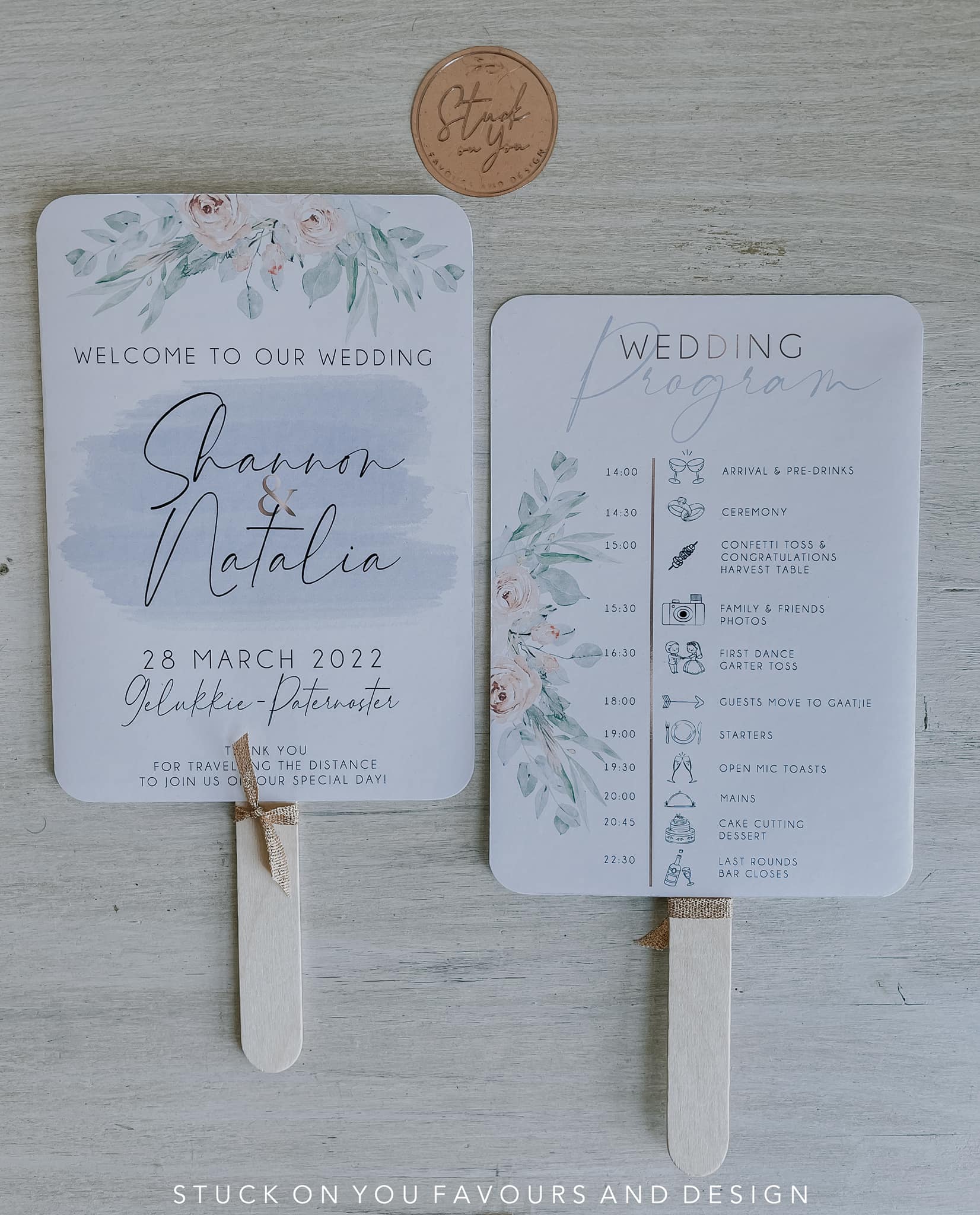 Fan Wedding Program Ideas Personalised Wedding Program Fans Gift For