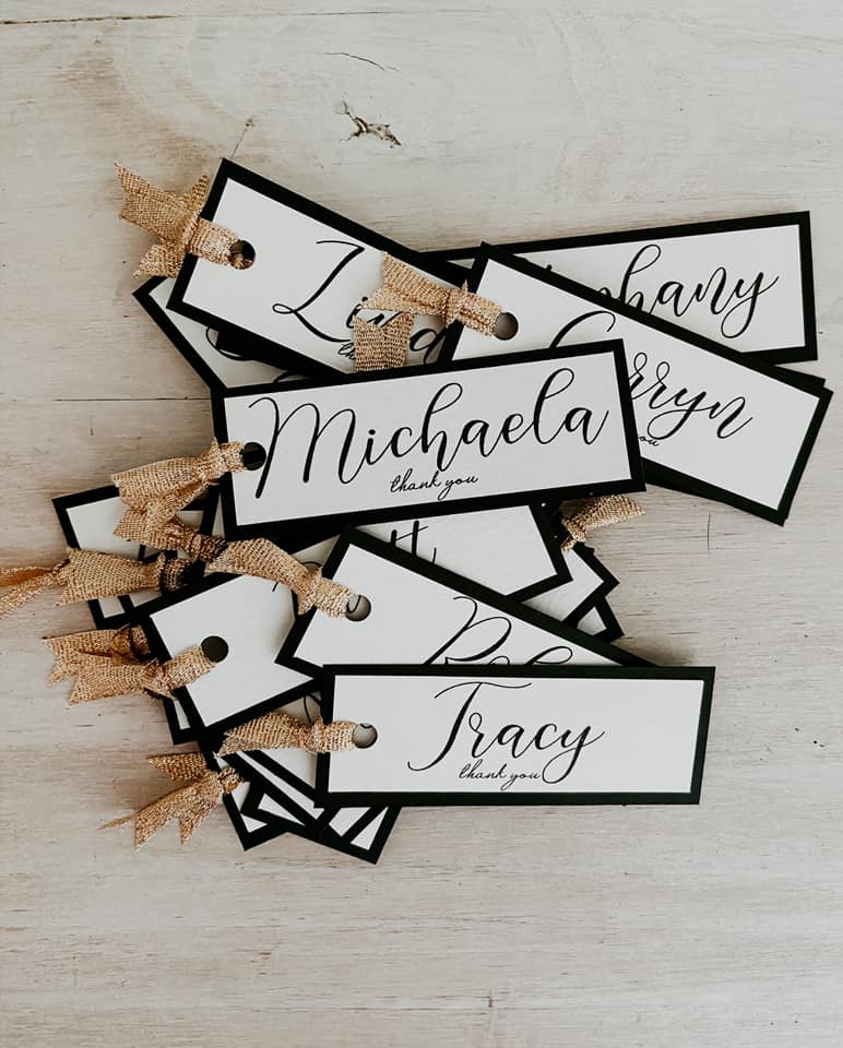 Basic Ribbon Place Cards