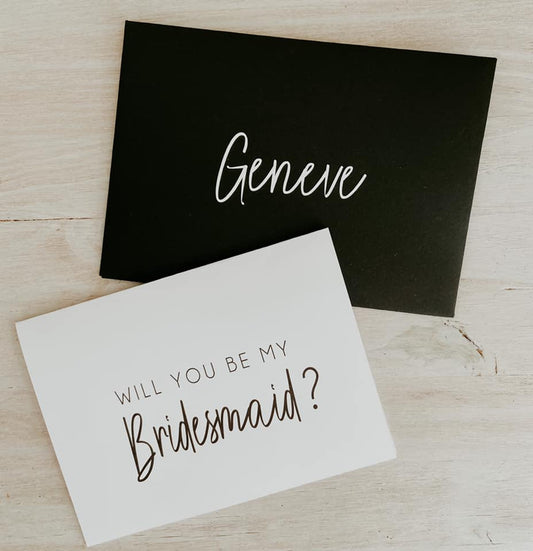 Bridesmaid Proposal Card