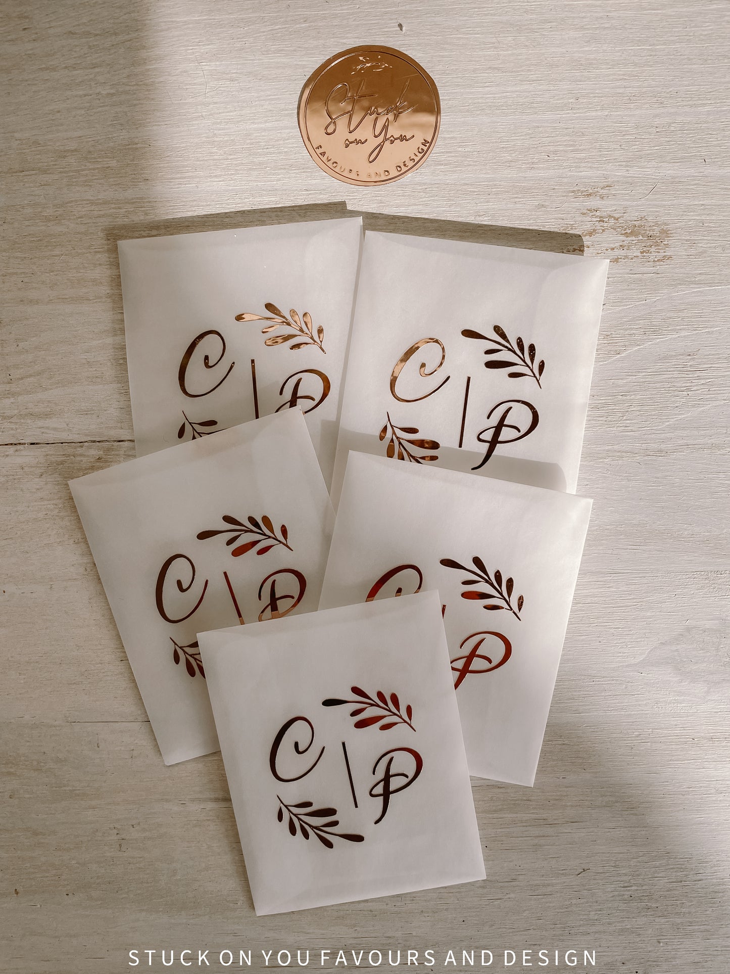 Vellum Confetti Sleeves Stuck On You Weddings