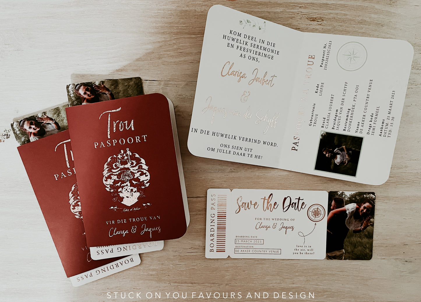 Passport Invitation Set