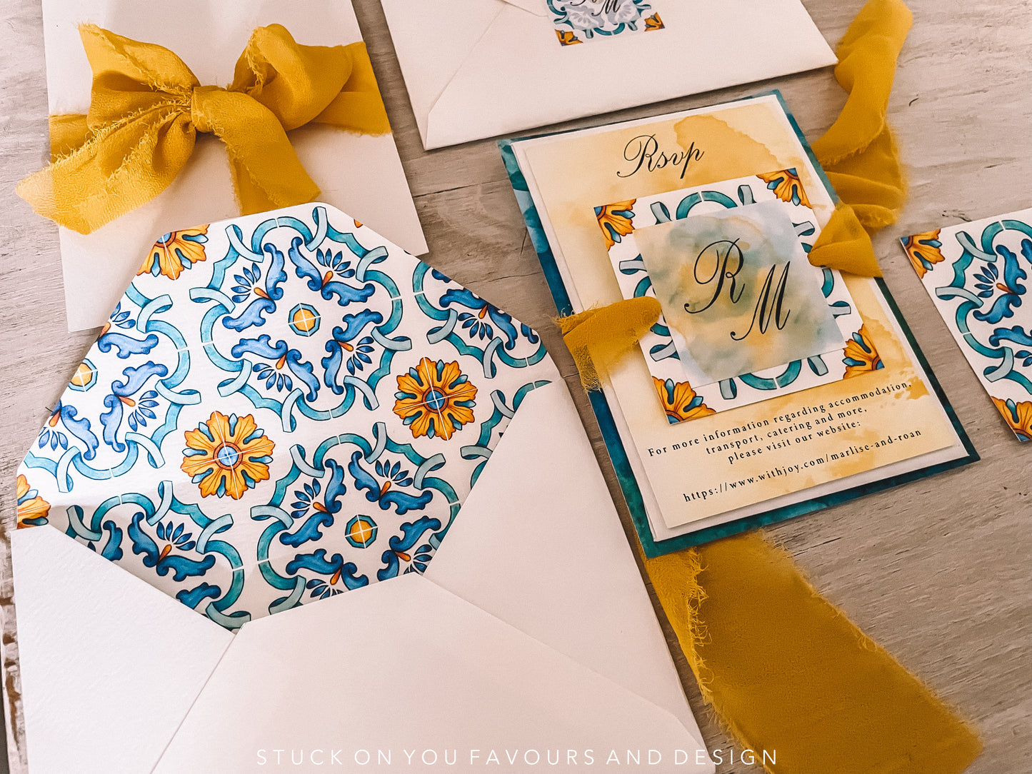 Cicilian Themed Invitation Set