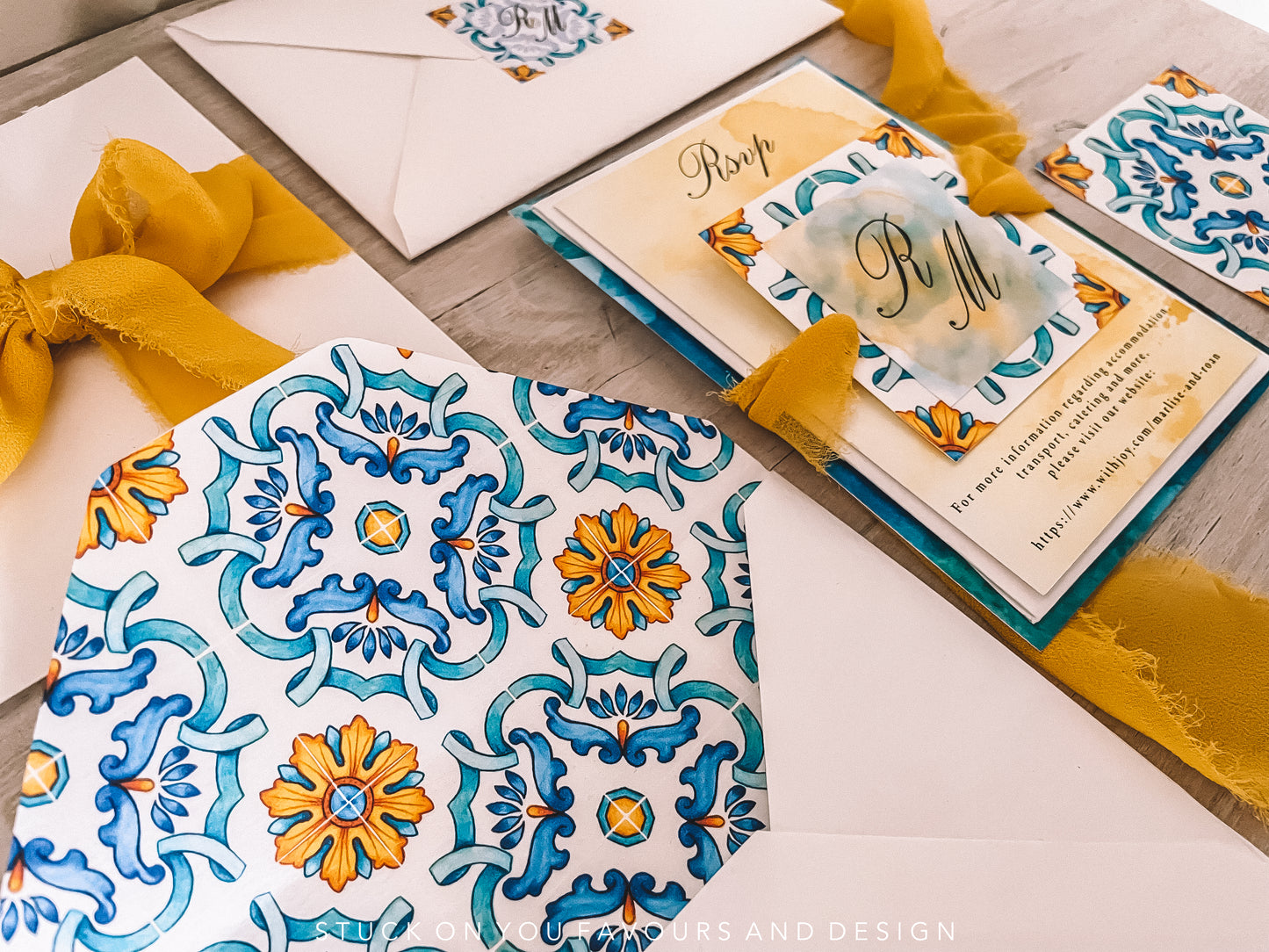 Cicilian Themed Invitation Set