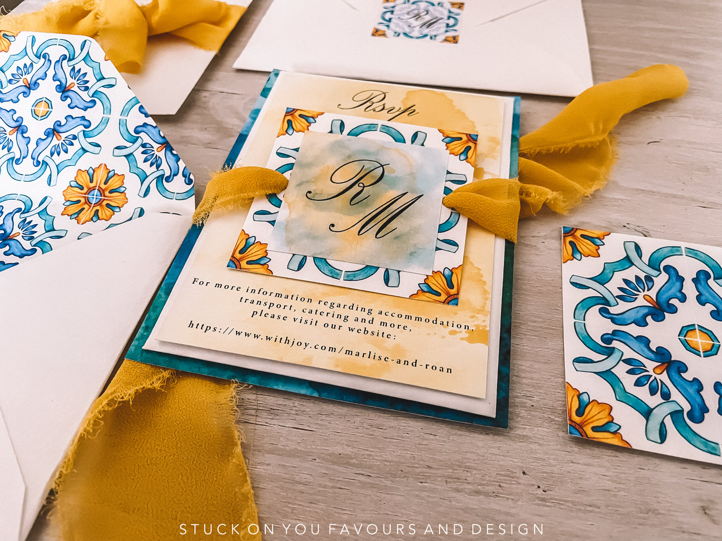 Cicilian Themed Invitation Set