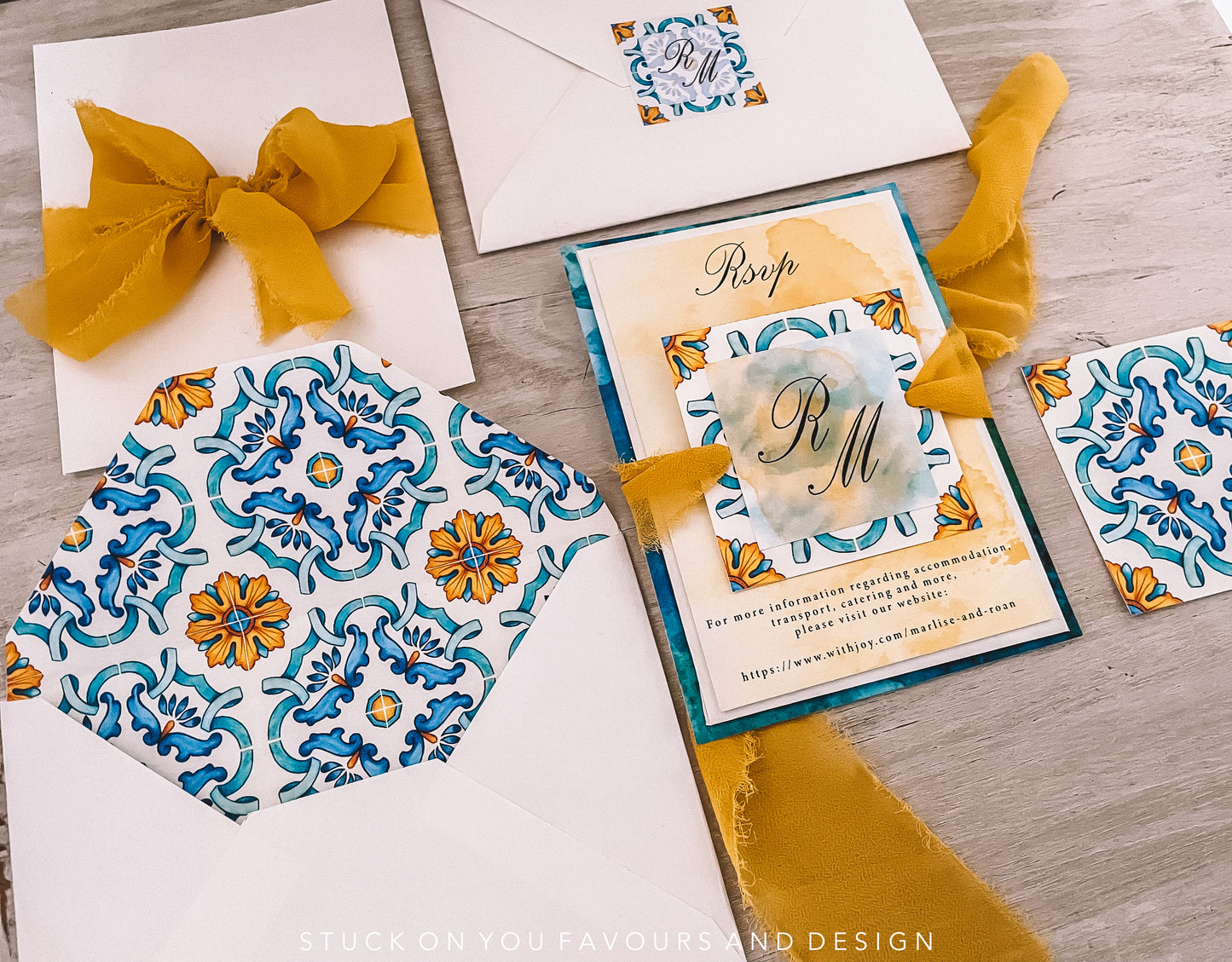 Cicilian Themed Invitation Set