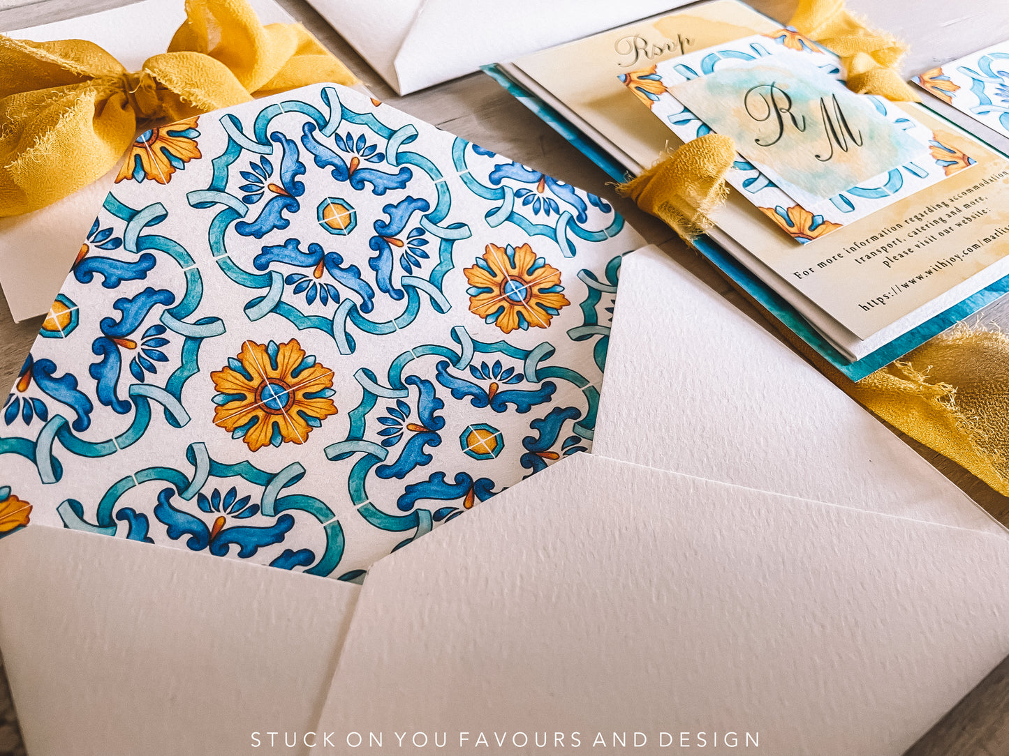 Cicilian Themed Invitation Set