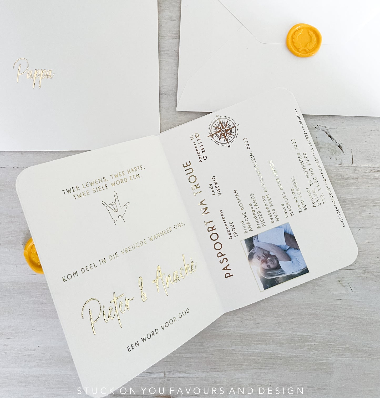 Passport Invitation Set