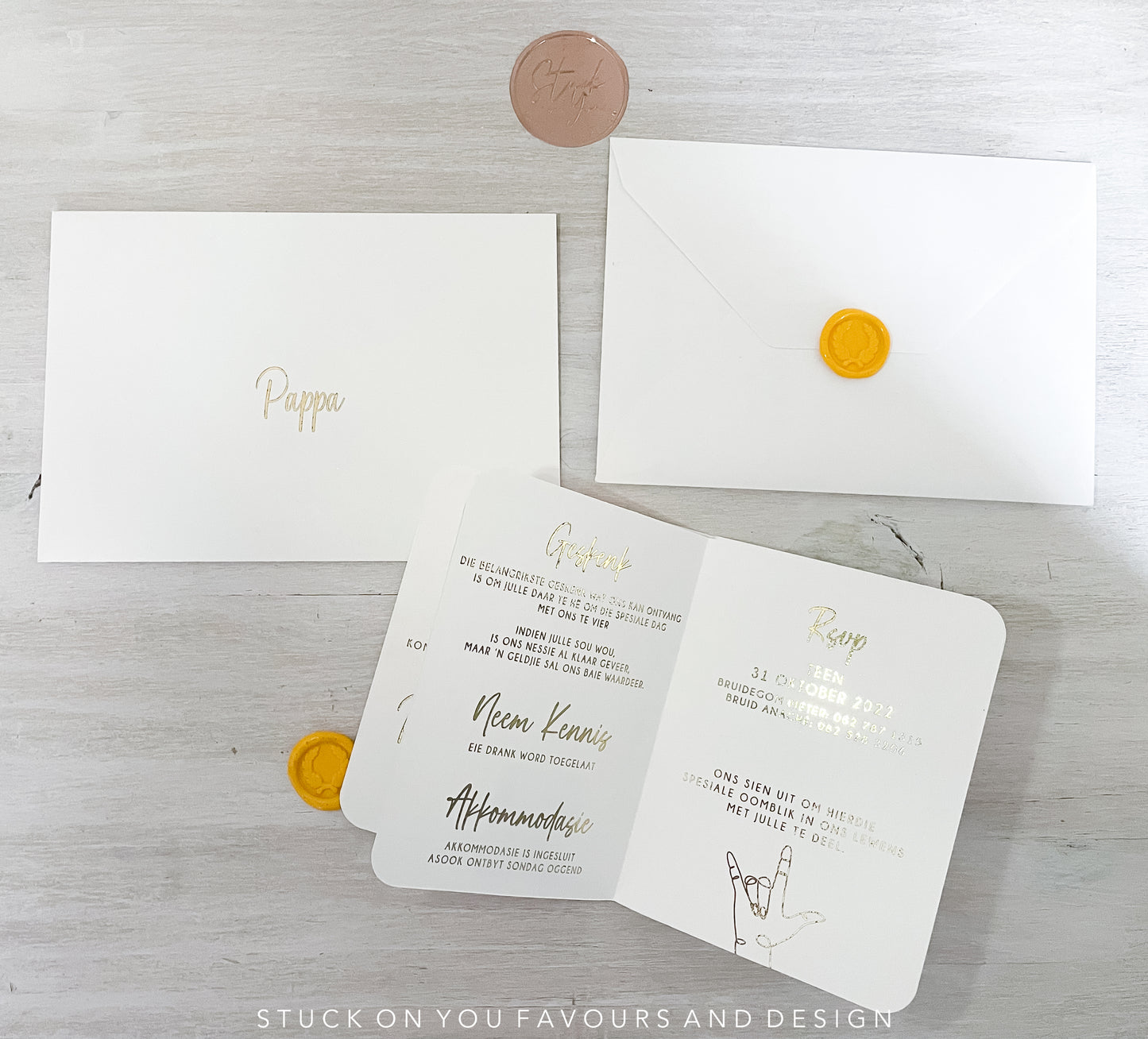 Passport Invitation Set